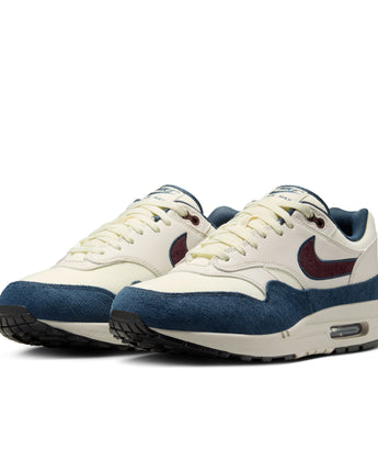 NIKE AIR MAX 1 | FN6952-103 COCONUT MILK/BURGUNDY CRUSH-ARMORY NAVY