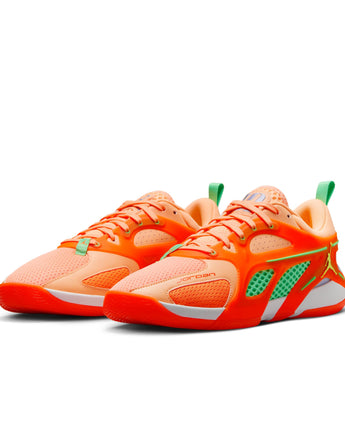 JORDAN HEIR | FQ3858-800 ORANGE PULSE/GHOST GREEN-HYPER CRIMSON