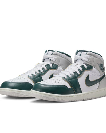 AIR JORDAN 1 MID SE | FQ7720-103 WHITE/OXIDIZED GREEN-SAIL-NEUTRAL GREY