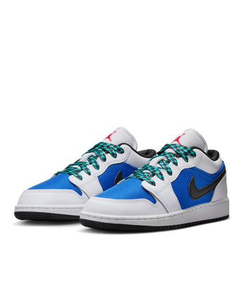 AIR JORDAN 1 LOW SE | FQ8042-100 WHITE/BLACK-HYPER ROYAL-HYPER JADE