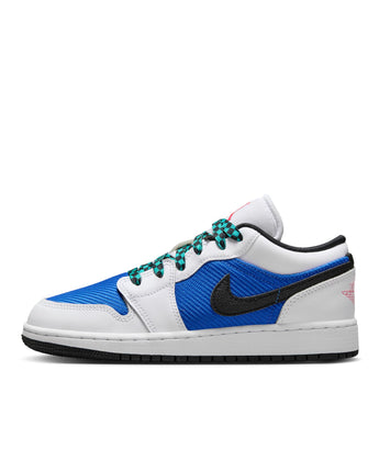 AIR JORDAN 1 LOW SE | FQ8042-100 WHITE/BLACK-HYPER ROYAL-HYPER JADE