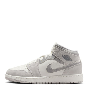 AIR JORDAN 1 MIS SE (GS) | FQ8088-002 NEUTRAL GREY/SMOKE GREY-SAIL