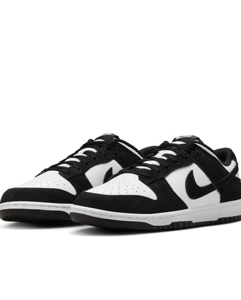 NIKE DUNK LOW RETRO SE LEATHER/SUEDE | FQ8249-100 WHITE/BLACK-WHITE