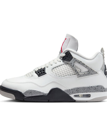 AIR JORDAN 4 RETRO "WHITE CEMENT" | FV5029-100 SUMMIT WHITE/FIRE RED-CEMENT GREY-BLACK