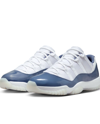 AIR JORDAN 11 RETRO LOW "DIFFUSED BLUE" | FV5104-104 WHITE/MIDNIGHT NAVY-DIFFUSED BLUE