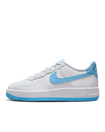 NIKE AIR FORCE 1 LE (GS) | FV5948-107 WHITE/AQUARIUS BLUE-WHITE