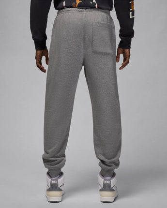 JORDAN BROOKLYN FLEECE PANTS | FV7277-091 CARBON HEATHER/WHITE