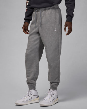 JORDAN BROOKLYN FLEECE PANTS | FV7277-091 CARBON HEATHER/WHITE