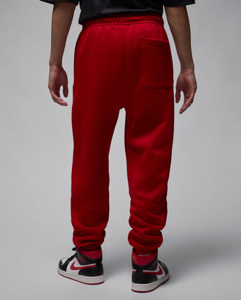 JORDAN BROOKLYN FLEECE PANTS | FV7277-687 GYM RED/WHITE