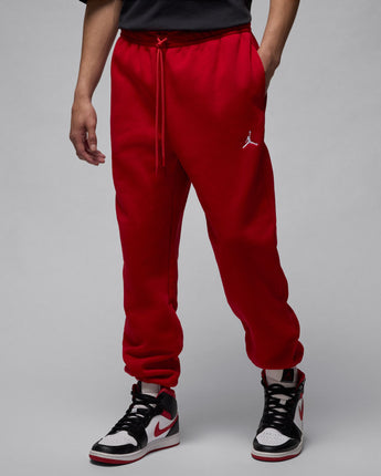 JORDAN BROOKLYN FLEECE PANTS | FV7277-687 GYM RED/WHITE