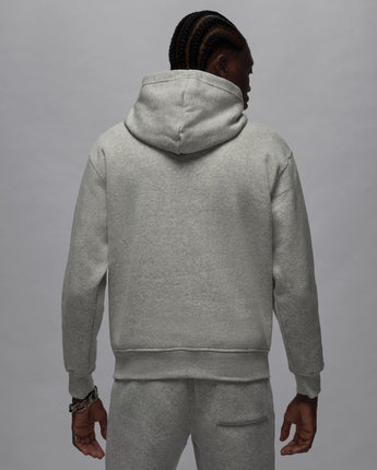 JORDAN BROOKLYN FLEECE PULLOVER | FV7281-050 GREY HEATHER/WHITE
