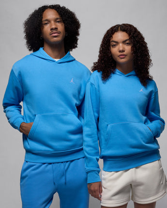 JORDAN BROOKLYN FLEECE PULLOVER | FV7281-469 LEGEND BLUE/WHITE