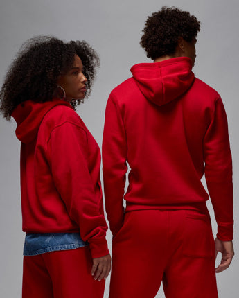 JORDAN BROOKLYN FLEECE | FV7281-687 GYM RED/WHITE