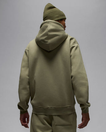 JORDAN BROOKLYN FLEECE FULL ZIP HOODIE | FV7289-205 MEDIUM KHAKI/SAIL