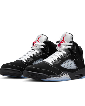 AIR JORDAN 5 RETRO "REIMAGINED" | HF3975-001 BLACK/WHITE-METALLIC SILVER-FIRE RED