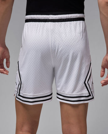 JORDAN MEN'S DRI-FIT MESH DIAMOND SHORTS | HF9910-100 WHITE/BLACK/BLACK