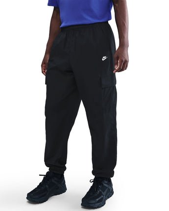 NIKE CLUB WOVEN CARGO PANT | HJ1990-010 BLACK/WHITE