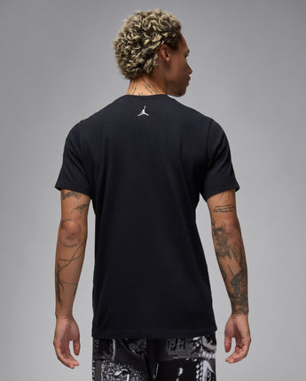 JORDAN FLIGHT MVP SHORT SLEEVES CREW | HJ2330-010 BLACK/SAIL/SAIL