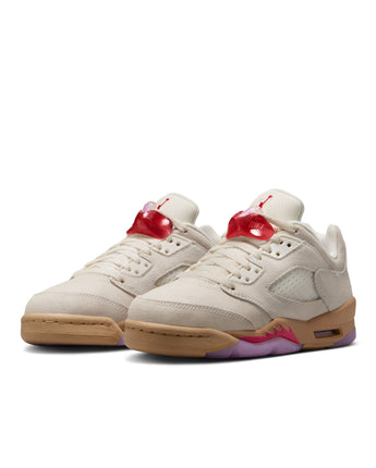 AIR JORDAN 5 RETRO LOW "PEANUT BUTTER JELLY" (GS) | HJ5994-106 PALE IVORY/FUSION RED-DESERT