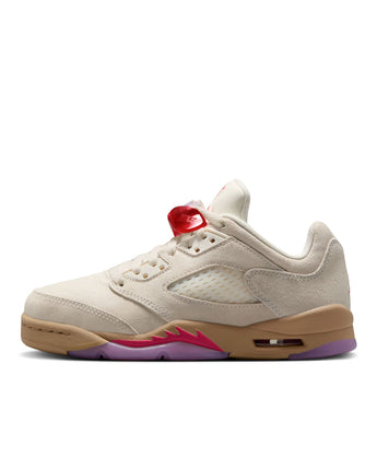 AIR JORDAN 5 RETRO LOW "PEANUT BUTTER JELLY" (GS) | HJ5994-106 PALE IVORY/FUSION RED-DESERT