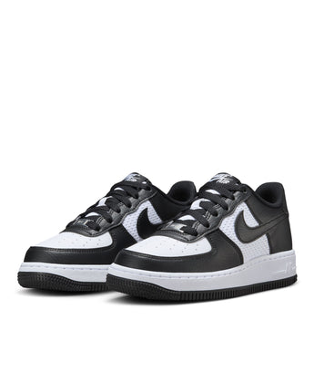 NIKE AIR FORCE 1 (GS) | HJ9201-001 BLACK/BLACK-WHITE