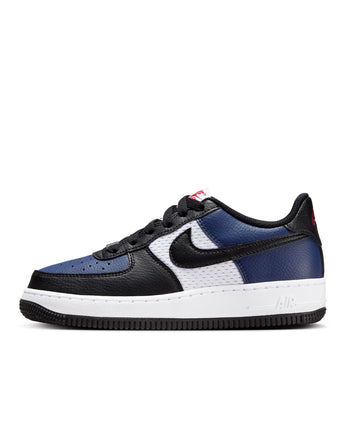 NIKE AIR FORCE 1 (GS) | HJ9201-400 MIDNIGHT NAVY/BLACK-WHITE-UNIVERSITY RED