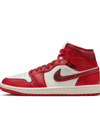 W AIR JORDAN 1 MID SE | HJ9337-106 SAIL/VARSITY RED-TEAM RED