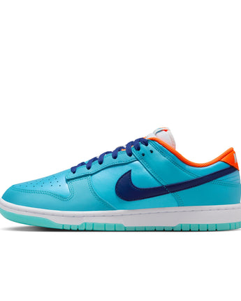 NIKE DUNK LOW SE | HQ1538-416 BALTIC BLUE/DEEP ROYAL BLUE-TOTAL ORANGE