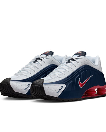 NIKE SHOX R4 | HQ1988-400 MIDNIGHT NAVY/GYM RED-WHITE