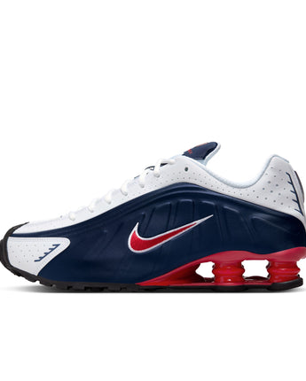 NIKE SHOX R4 | HQ1988-400 MIDNIGHT NAVY/GYM RED-WHITE