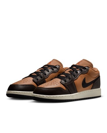 AIR JORDAN 1 LOW SE BG | HQ3604-201 FLAX/BLACK-BAROQUE BROWN-VINTAGE CORAL