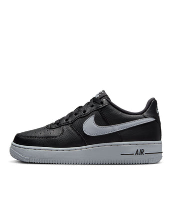 NIKE AIR FORCE 1 (GS) | HQ3807-001 BLACK/WOLF GREY