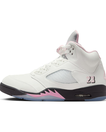 AIR JORDAN 5 RETRO "MEDIUM SOFT PINK" | HQ7978-102 WHITE/MED SOFT PINK-BLACK