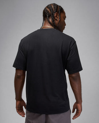 JORDAN BROOKLYN REALTREE JUMPMAN SHORT SLEEVES CREW | HQ9016-010 BLACK/SAIL