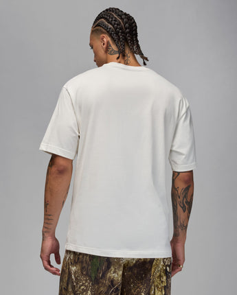 JORDAN BROOKLYN REALTREE JUMPMAN SHORT SLEEVES CREW | HQ9016-133 SAIL/BLACK