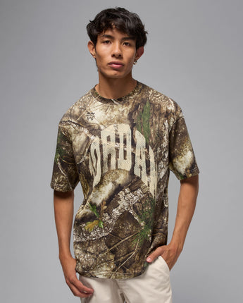 JORDAN BROOKLYN REALTREE AOP SHORT SLEEVE CREW | HQ9020-133 SAIL/SAIL