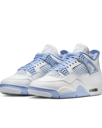 W AIR JORDAN 4 RETRO "FORGET ME NOT" | HV0823-100 WHITE/ALUMINUM-BLUE TINT-OIL GREEN