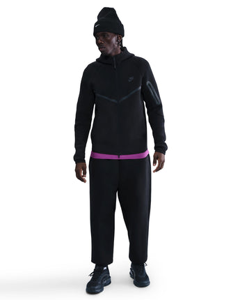 NIKE TECH FLEECE FULL-ZIP WINDRUNNER HOODIE | HV0949-010 BLACK/BLACK