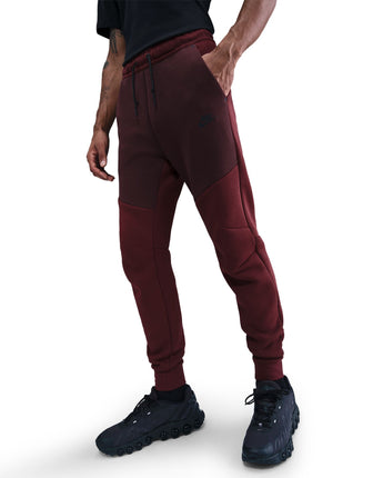 NIKE TECH FLEECE JOGGER | HV0959-619 DARK TEAM RED/BURGUNDY CRUSH/BLACK