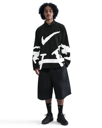 NIKE SPORTSWEAR CLUB HOCKEY JERSEY NEO VARSITY | HV1137-010 BLACK/WHITE/WHITE