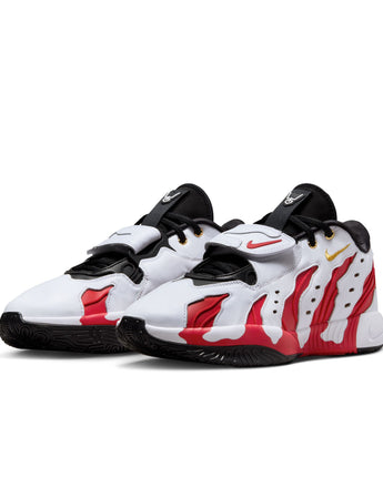 LEBRON XXI "PRIME 96" | HV1221-100 WHITE/METALLIC GOLD-FIRE RED-BLACK