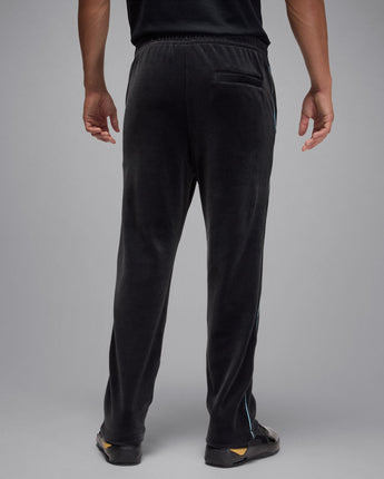 JORDAN BROOKLYN VELOU TRACK PANT | HV1872-011 BLACK/BLUE CHILL
