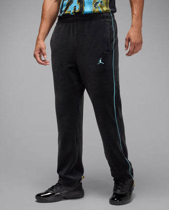 JORDAN BROOKLYN VELOU TRACK PANT | HV1872-011 BLACK/BLUE CHILL