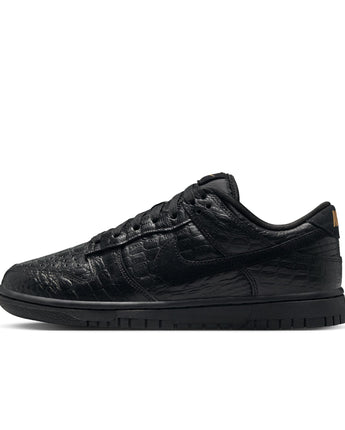 W NIKE DUNK LOW RETRO SS | HV4388-001 BLACK/BLACK-METALLIC GOLD-OFF NOIR