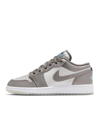 AIR JORDAN 1 LOW SE (GS) | HV4398-014 FLAT PEWTER/BLUE CHILL-PHOTON DUST-WHITE