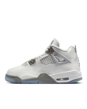 AIR JORDAN 4 RETRO "BLUE CHILL" (GS) | HV4401-014 PHOTON DUST/BLUE CHILL-FLAT PEWTER-WHITE