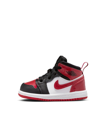JORDAN 1 MID SE (TD) | HV4729-006 BLACK/VARSITY RED-WHITE