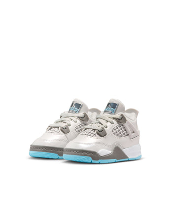 AIR JORDAN 4 RETRO (TD) | HV4759-014 PHOTON DUST/BLUE CHILL-FLAT PEWTER-WHITE