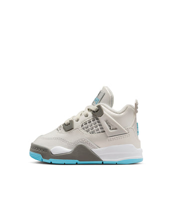 AIR JORDAN 4 RETRO (TD) | HV4759-014 PHOTON DUST/BLUE CHILL-FLAT PEWTER-WHITE