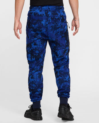 NIKE TECH FLEECE WINDRUNNER JOGGER GEL CAMO | HV5053-480 GAME ROYAL/DEEP ROYAL BLUE